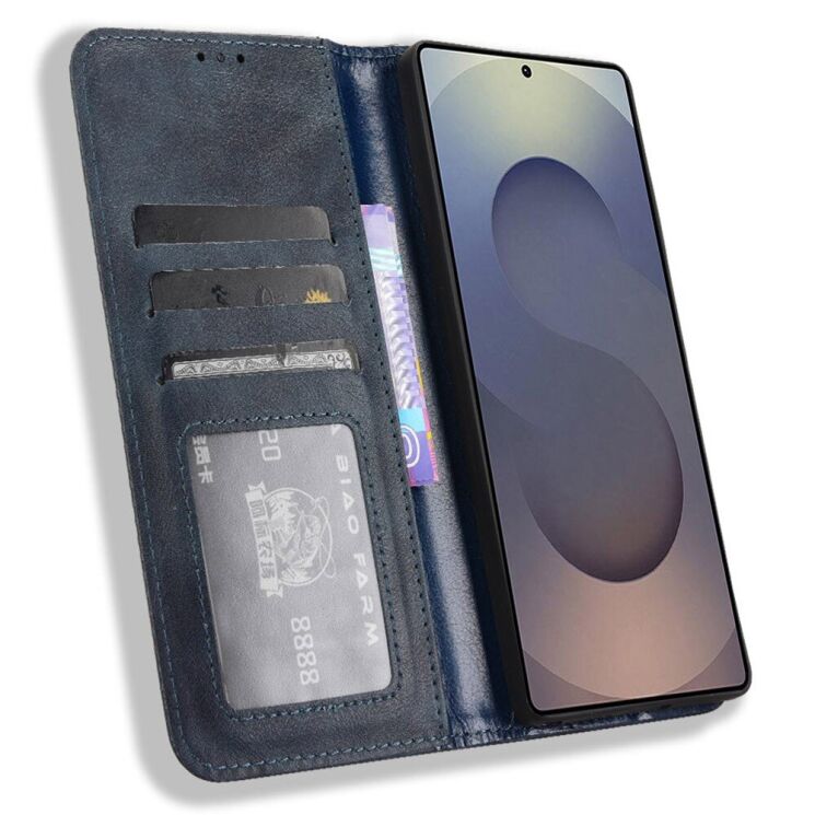 Чехол Deexe Retro Style для Samsung Galaxy S25 Ultra (S938) - Blue: фото 2 из 7