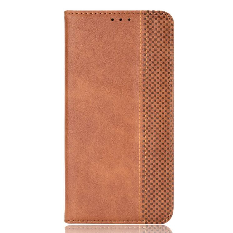 Чохол-книжка Deexe Retro Style для TECNO Spark 40 - Brown: фото 4 з 16