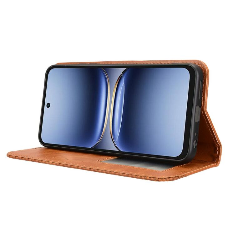 Чохол-книжка Deexe Retro Style для TECNO Spark 40 - Brown: фото 7 з 16