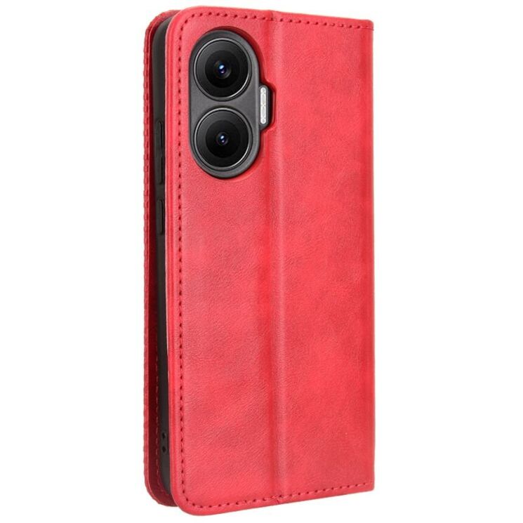 Чехол Deexe Retro Style для Xiaomi Poco F7 - Red: фото 7 из 18