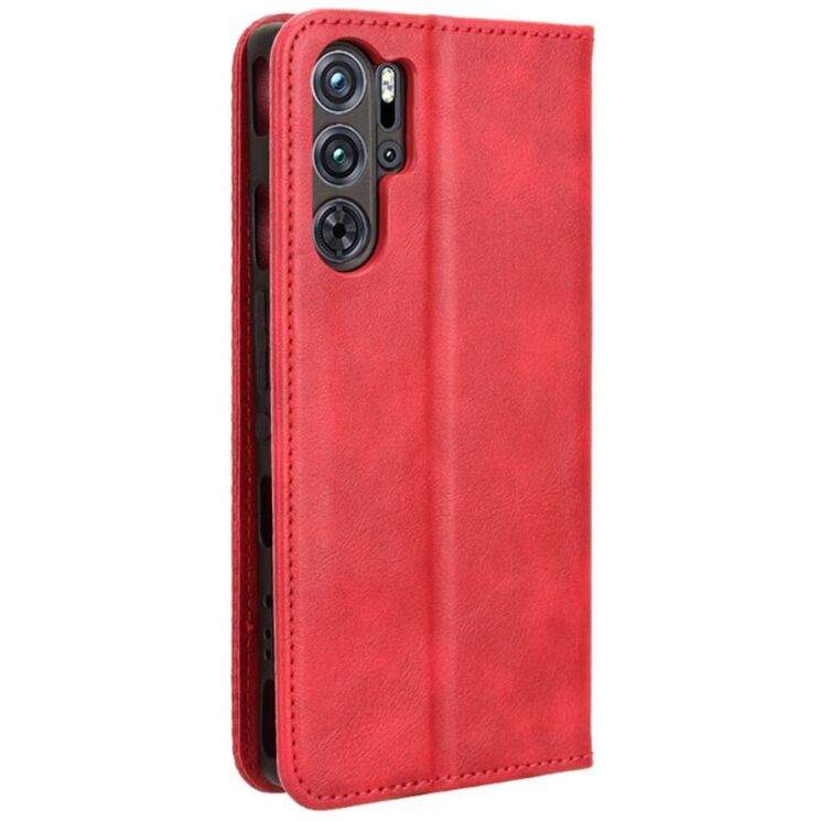 Чехол Deexe Retro Style для ZTE Nubia Red Magic 9 Pro - Red: фото 6 из 7
