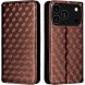 Чохол Deexe Rhombus Book для iPhone 18 Pro Max / 17 Pro Max - Brown (423824Z). Фото 1 з 10