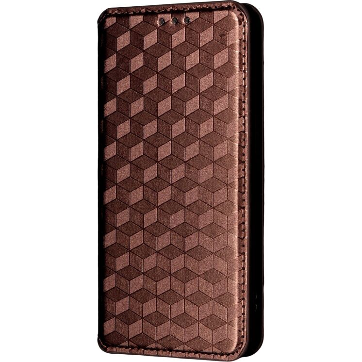 Чохол Deexe Rhombus Book для iPhone 18 Pro Max / 17 Pro Max - Brown: фото 7 з 10