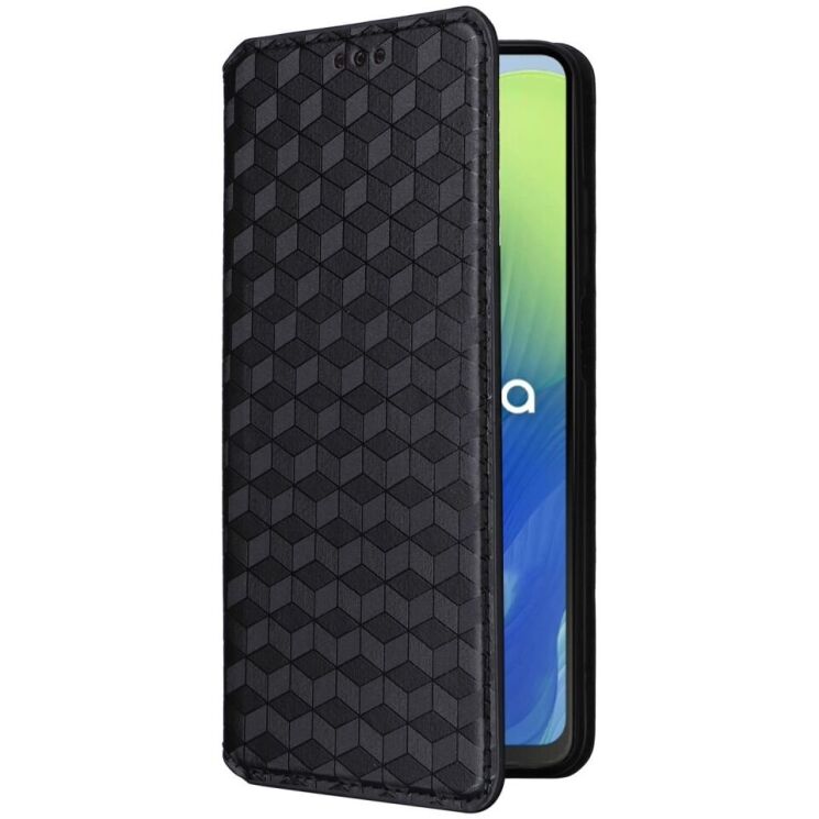 Чохол Deexe Rhombus Book для Motorola Moto G24 / G24 Power / G04 / G04s / E14 - Black: фото 5 з 6