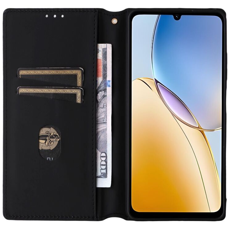 Чехол Deexe Rhombus Book для ZTE Blade A56 - Blue: фото 2 из 10