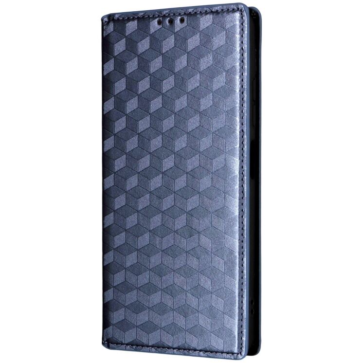 Чехол Deexe Rhombus Book для ZTE Blade A56 - Blue: фото 7 из 10