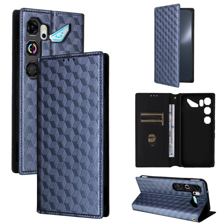 Чехол Deexe Rhombus Book для ZTE Nubia Neo 5 GT - Blue: фото 6 из 8