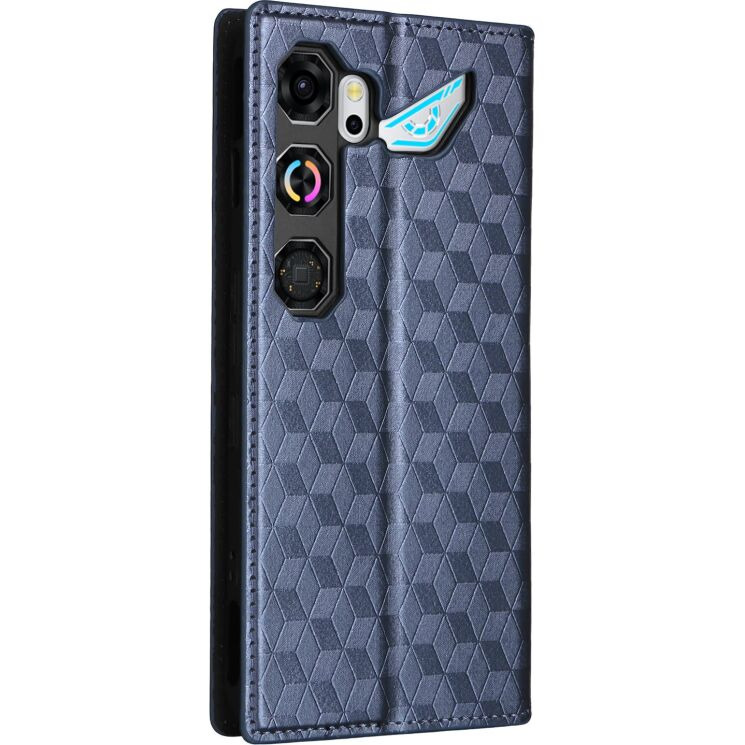 Чехол Deexe Rhombus Book для ZTE Nubia Neo 5 GT - Blue: фото 8 из 8