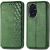 Чехол Deexe Rhombus Wallet для Honor 200 - Green: фото 1 из 9