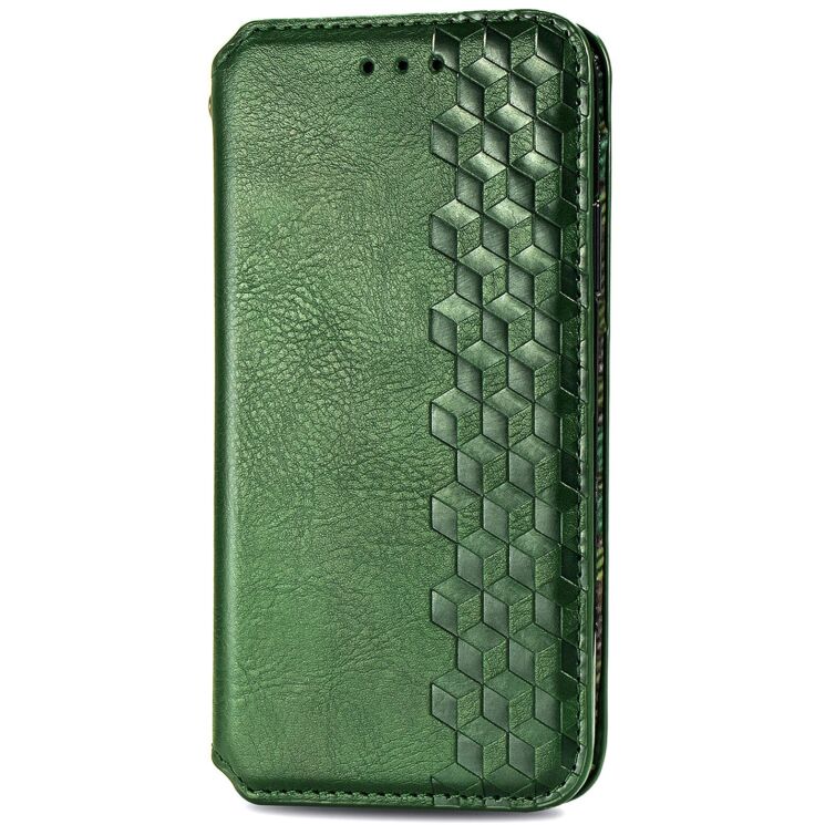 Чехол Deexe Rhombus Wallet для Honor 200 - Green: фото 4 из 9