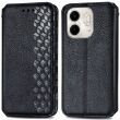 Чохол Deexe Rhombus Wallet для Infinix Smart 9 (X6532) - Black (366512B)