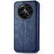 Чехол Deexe Rhombus Wallet для Realme 12 5G - Blue (355911L). Фото 5 из 6