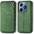 Чехол Deexe Rhombus Wallet для Realme C63 - Green: фото 1 из 9