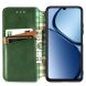 Чехол Deexe Rhombus Wallet для Realme C63 - Green (359726G). Фото 2 из 9