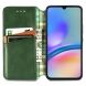 Чехол Deexe Rhombus Wallet для Samsung Galaxy A05s (A057) - Green (340362G). Фото 2 из 6