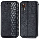Чехол Deexe Rhombus Wallet для Samsung Galaxy Xcover 7 (G556) - Black: фото 1 из 11