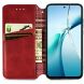 Чехол Deexe Rhombus Wallet для Xiaomi Redmi Note 14 4G - Red (373456R). Фото 3 из 10