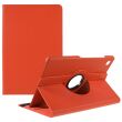 Чохол Deexe Rotation для Samsung Galaxy Tab A8 10.5 (X200/205) - Orange (317604O)