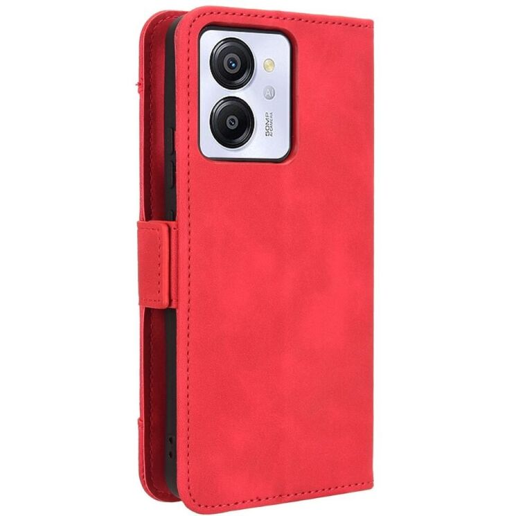 Чехол Deexe Wallet Stand для Blackview Color 8 / Oscal Modern 8 - Red: фото 6 из 7