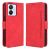Чехол Deexe Wallet Stand для Blackview Color 8 / Oscal Modern 8 - Red: фото 1 из 7