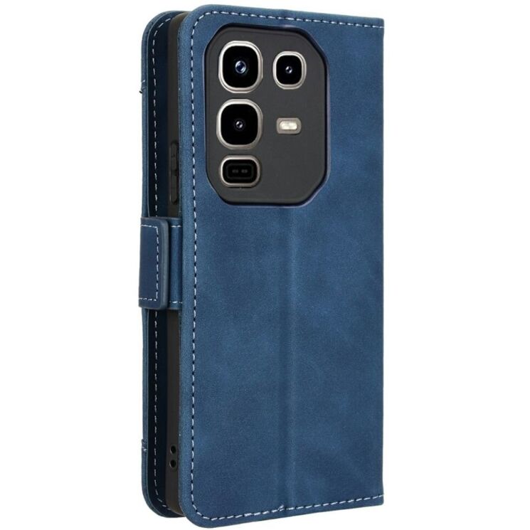 Чехол Deexe Wallet Stand для Infinix Note 50 / Note 50 Pro - Blue: фото 7 из 7