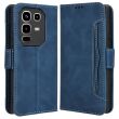 Чехол Deexe Wallet Stand для Infinix Note 50 / Note 50 Pro - Blue (379201L)