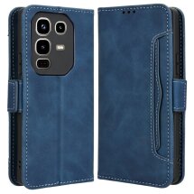 Чехол Deexe Wallet Stand для Infinix Note 50 / Note 50 Pro - Blue: фото 1 из 7