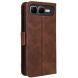 Чохол Deexe Wallet Stand для Infinix Smart 10 Plus - Brown (386601Z). Фото 7 з 14