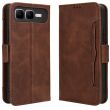 Чохол Deexe Wallet Stand для Infinix Smart 10 Plus - Brown (386601Z)