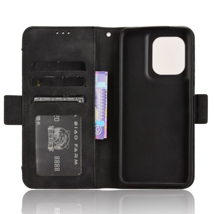 Чехол Deexe Wallet Stand для Motorola Edge 50 Neo - Black: фото 5 из 7