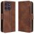 Чехол Deexe Wallet Stand для Motorola Edge 60 Pro - Brown: фото 1 из 9