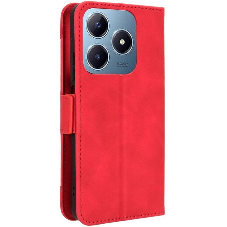 Чехол Deexe Wallet Stand для Realme C63 / C61 / Note 60x - Red: фото 7 из 7