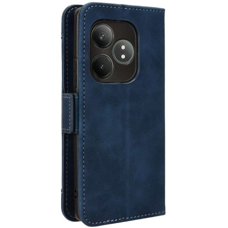 Чехол Deexe Wallet Stand для Realme GT Neo 6 SE / GT 6T / GT 6 - Blue: фото 7 из 7