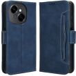 Чехол Deexe Wallet Stand для TECNO Spark Go 1 - Blue (361800L)