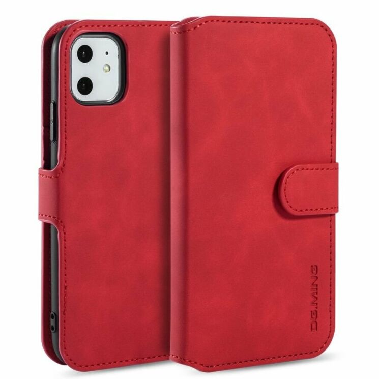 Чохол DG.MING Retro Style для Apple iPhone 11 - Red: фото 1 з 10