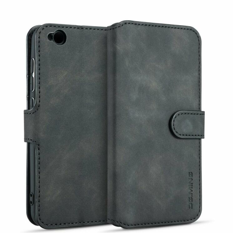 Чехол DG.MING Retro Style для Xiaomi Redmi Go - Black: фото 1 из 5