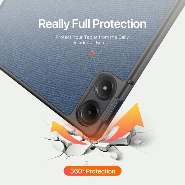 Чехол DUX DUCIS Domo Series для Xiaomi Redmi Pad Pro / Poco Pad - Blue: фото 9 из 10
