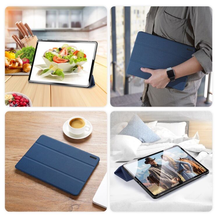 Чехол DUX DUCIS Domo Series для Xiaomi Redmi Pad Pro / Poco Pad - Blue: фото 8 из 10
