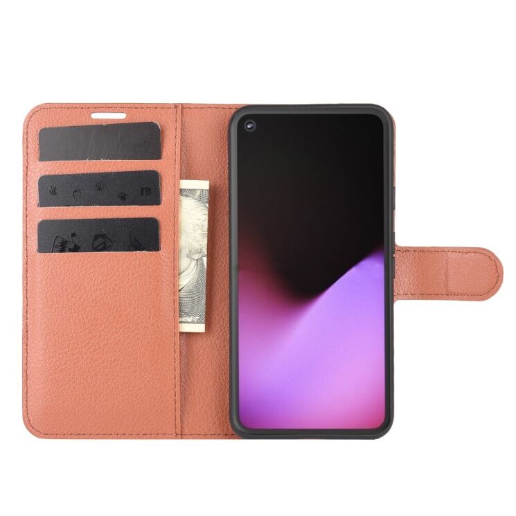 Классический чехол-книжка Deexe Book Type для Google Pixel 4a 5G - Brown: фото 4 из 6