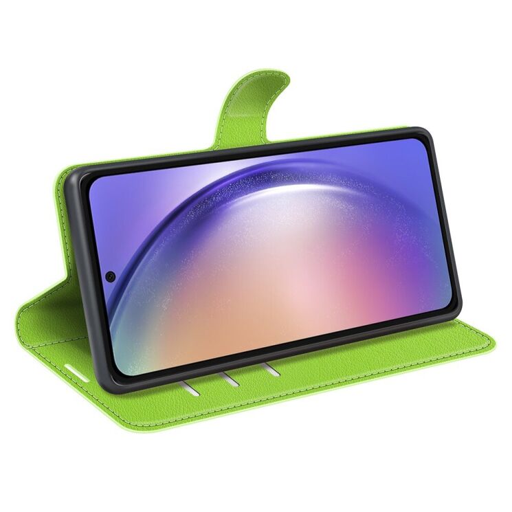 Чехол-книжка Deexe Book Type для Samsung Galaxy A55 (A556) - Green: фото 3 из 8