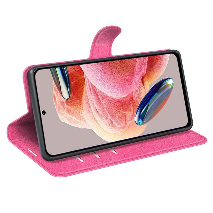 Чехол-книжка Deexe Book Type для Xiaomi Redmi Note 12 - Rose: фото 3 из 6