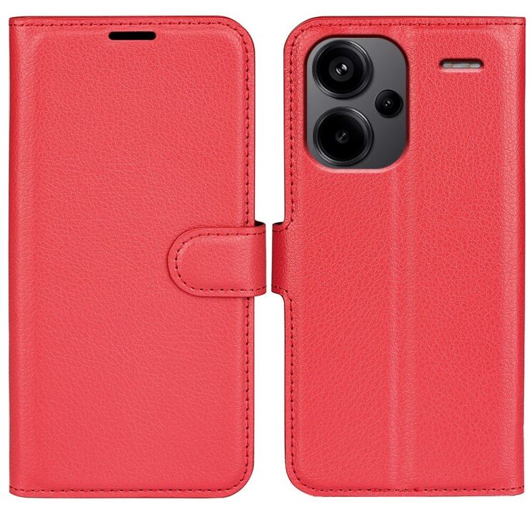 Чехол-книжка Deexe Book Type для Xiaomi Redmi Note 13 Pro+ - Red: фото 1 из 5