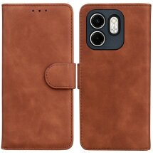 Чехол-книжка Deexe Classic Series для Infinix Smart 9 (X6532) / Hot 50i (X6531) - Brown: фото 1 из 7