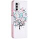 Чехол с рисунком Deexe Color Wallet для Motorola Moto G52 / G82 - Flower Tree (326804H). Фото 5 из 8