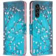 Чохол-книжка Deexe Color Wallet для Samsung Galaxy A56 (A566) - Plum Blossom (372103G)