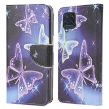 Чохол-книжка Deexe Color Wallet для Samsung Galaxy M32 (M325) - Sparkle Butterfly: фото 1 з 8