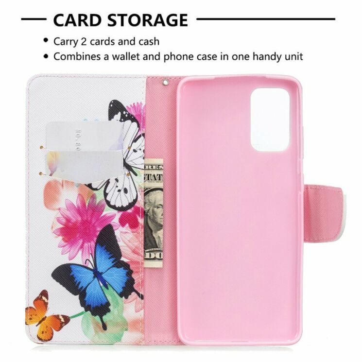 Чехол-книжка Deexe Color Wallet для Samsung Galaxy S20 Plus (G985) - Colorful Butterflies: фото 6 из 8