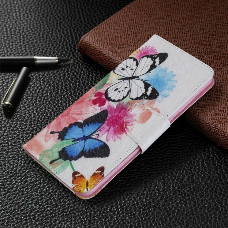Чехол-книжка Deexe Color Wallet для Samsung Galaxy S20 Plus (G985) - Colorful Butterflies: фото 7 из 8