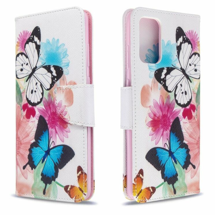 Чехол-книжка Deexe Color Wallet для Samsung Galaxy S20 Plus (G985) - Colorful Butterflies: фото 4 из 8