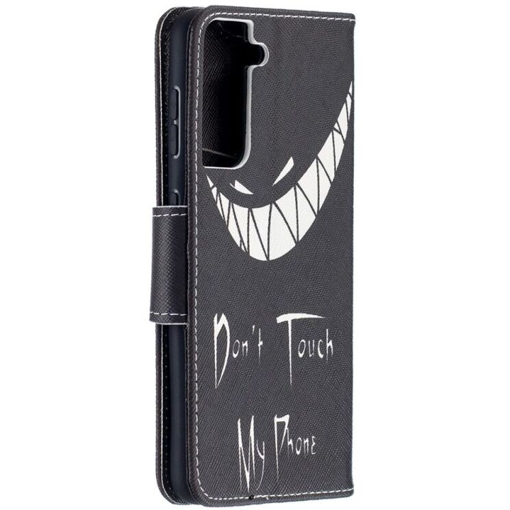 Чохол-книжка Deexe Color Wallet для Samsung Galaxy S21 (G991) - Teeth: фото 3 з 9